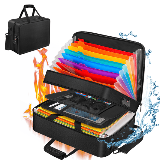 Colorful Accordion ID Storage Bag