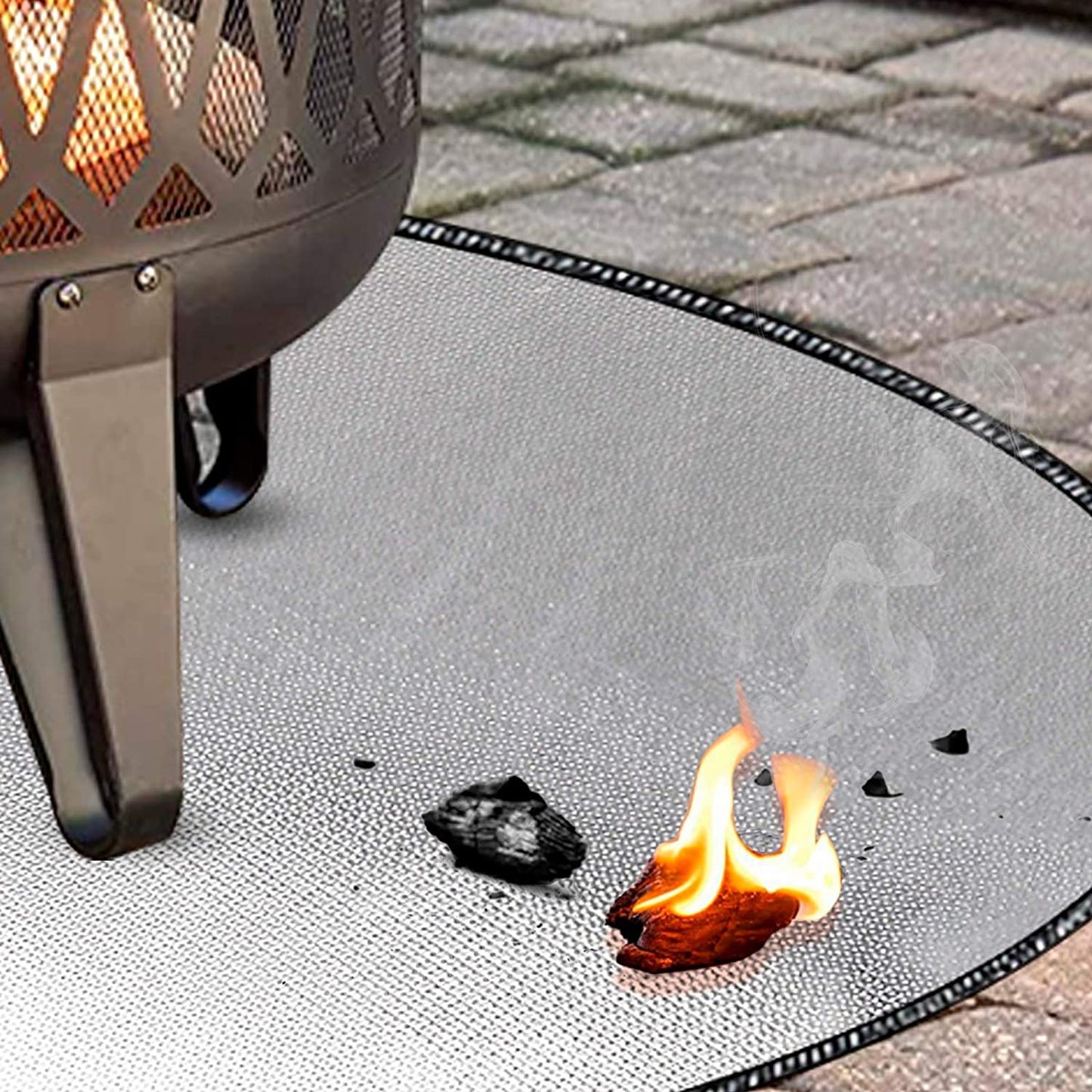 DocSafe 38" Diameter Round Fireproof Mat
