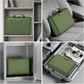 DocSafe Fireproof File Organizer with Lock, Hard-Shell Case Fireproof Document Box with 13 Pocket Accordion File Folder, Portable Home Office Travel Safe Storage for Important Documents Laptop Green