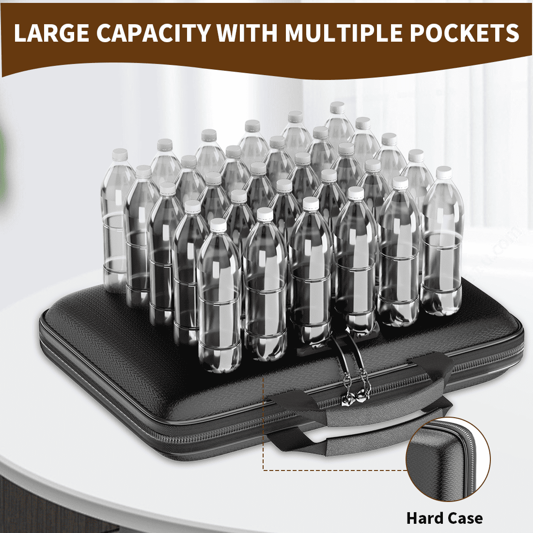 Multifunctional 12-page Hard EVA Color Accordion Folder