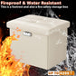 M Size Fireproof Storage Ottoman