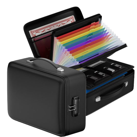 EVA Hard 12 Pages A4 Color Accordion Document Bag