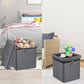 Fireproof Multifunctional Folding Storage Ottoman