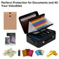 EVA Hard 12 Pages A4 Color Accordion Document Bag