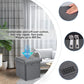 Fireproof Multifunctional Folding Storage Ottoman