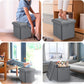 Fireproof Multifunctional Folding Storage Ottoman