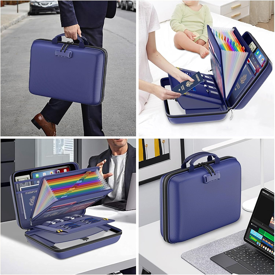 Docsafe DocSafe Fireproof File Organizer with Lock, Hard-Shell Case Fireproof