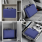 DocSafe Fireproof File Organizer with Lock, Hard-Shell Case Fireproof Document Box with 13 Pocket Accordion File Folder, Portable Home Office Travel Safe Storage for Important Documents Laptop Blue