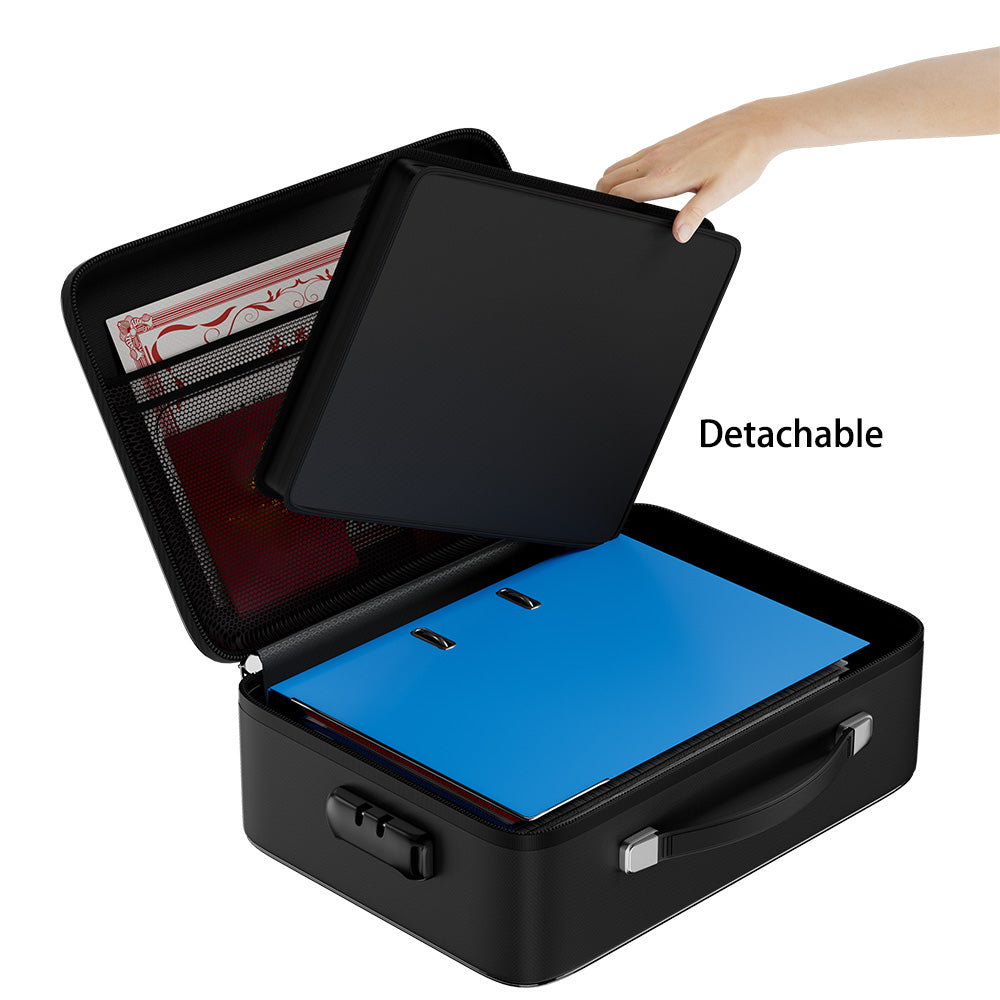 EVA Hard 12 Pages A4 Color Accordion Document Bag