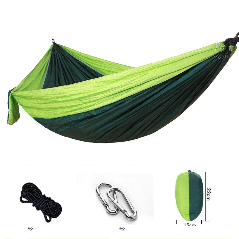 Outdoor camping nylon hammock