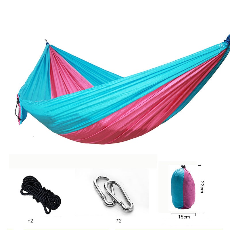 Outdoor camping nylon hammock