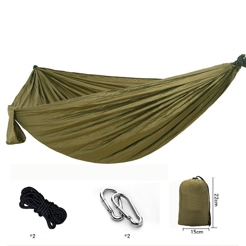 Outdoor camping nylon hammock