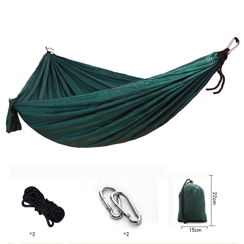 Outdoor camping nylon hammock