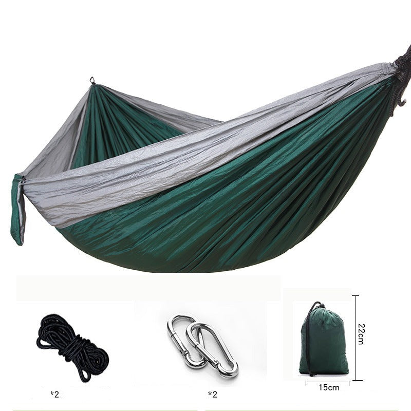 Outdoor camping nylon hammock