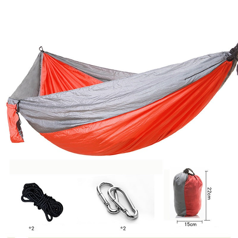 Outdoor camping nylon hammock