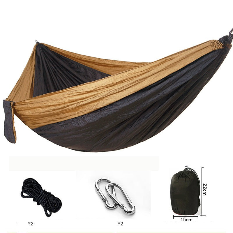 Outdoor camping nylon hammock