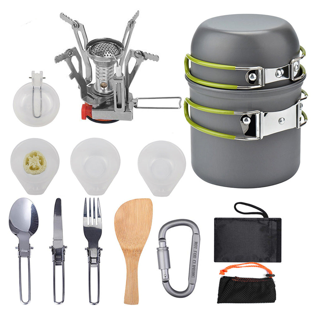 Outdoor camping picnic stoves set