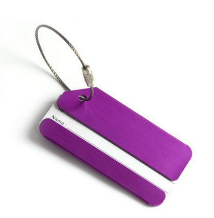 Aluminum alloy luggage tag