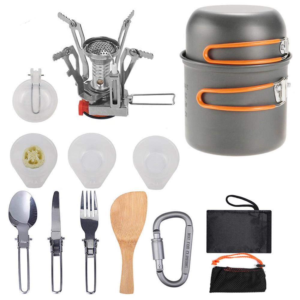 Outdoor camping picnic stoves set