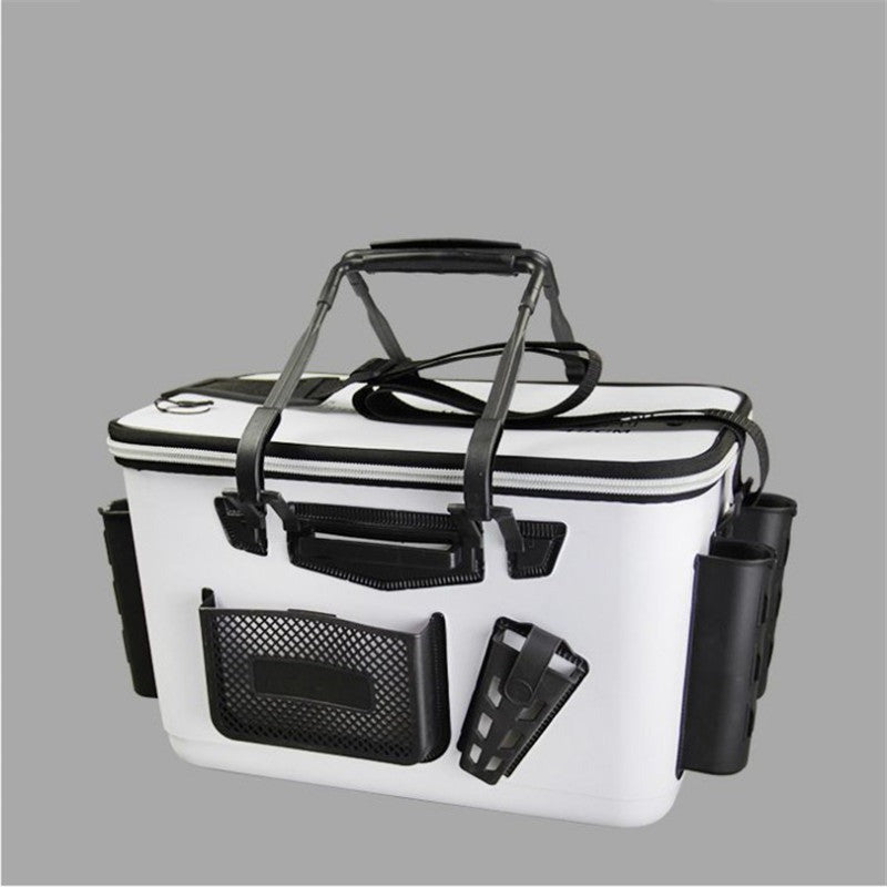 One piece molding iso fishing box with fish bucket