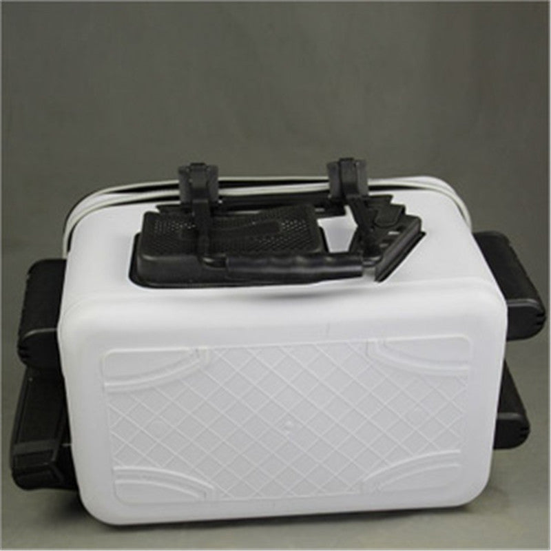 One piece molding iso fishing box with fish bucket