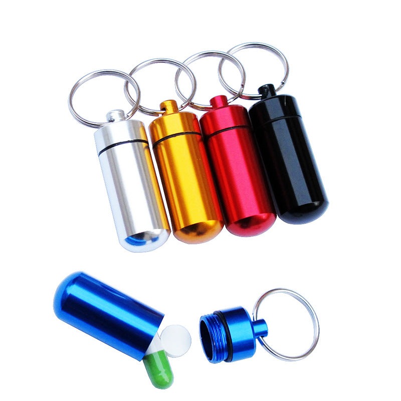 Aluminum alloy waterproof small medicine bottle