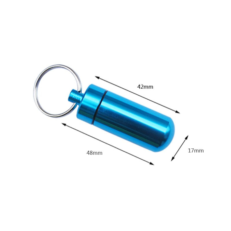 Aluminum alloy waterproof small medicine bottle