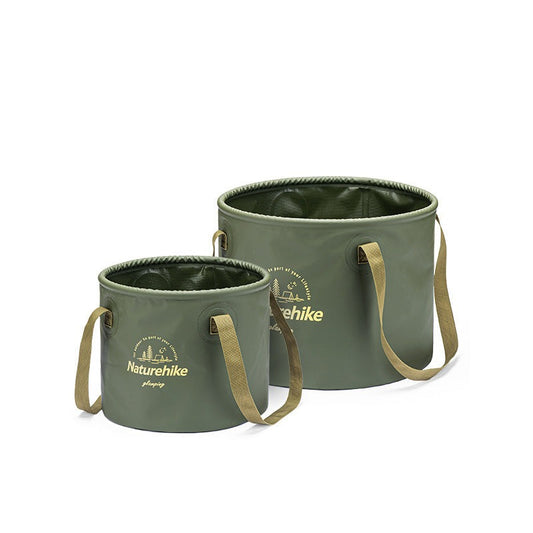 Foldable outdoor travel round bucket