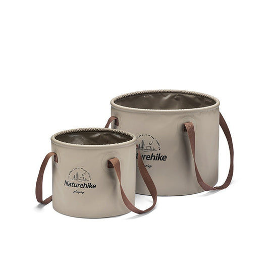 Foldable outdoor travel round bucket