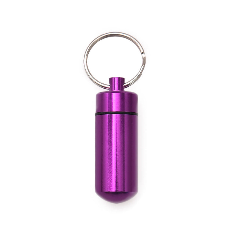 Aluminum alloy waterproof small medicine bottle