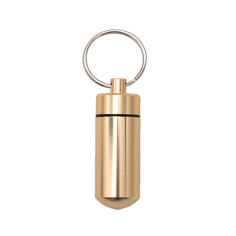 Aluminum alloy waterproof small medicine bottle