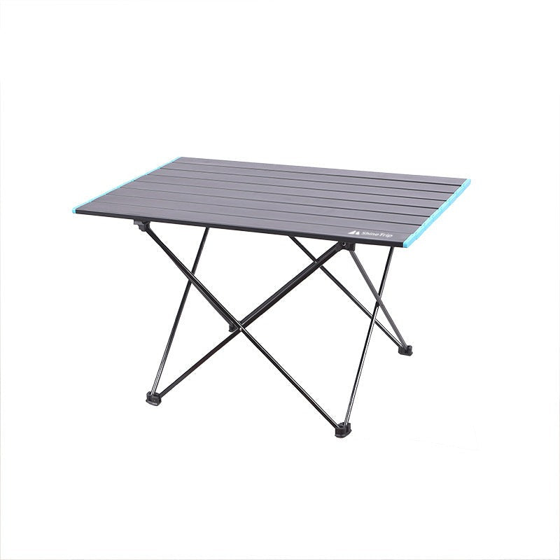 Outdoor aluminum portable folding table