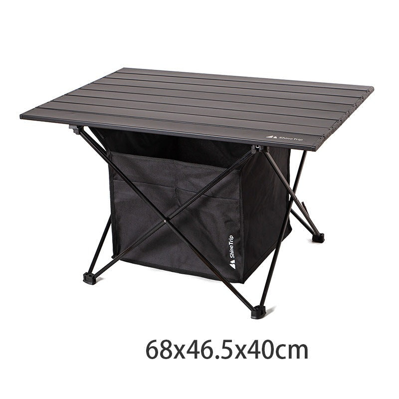 Outdoor camping folding table storage bag