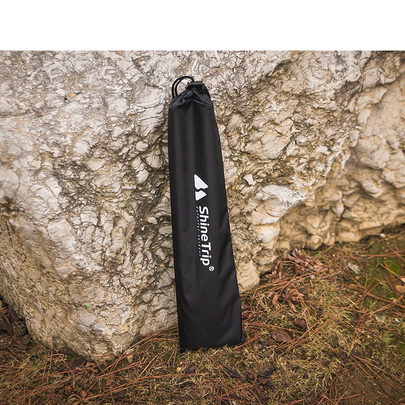 Outdoor tent pole storage bag