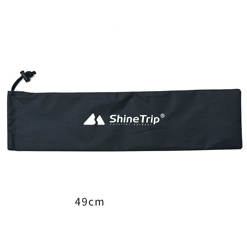 Outdoor tent pole storage bag