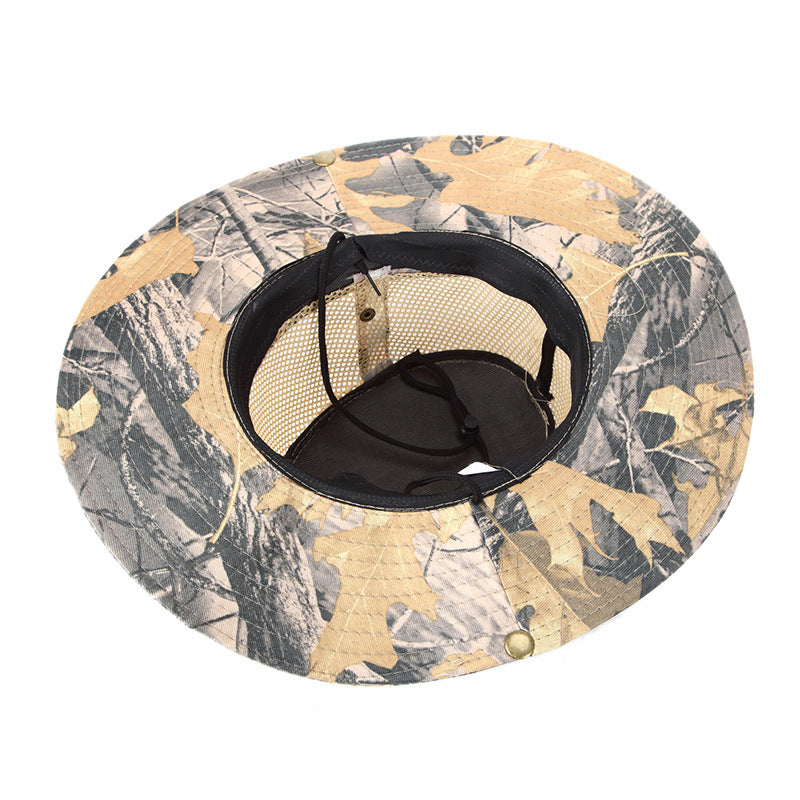 Summer outdoor hiking camouflage cap