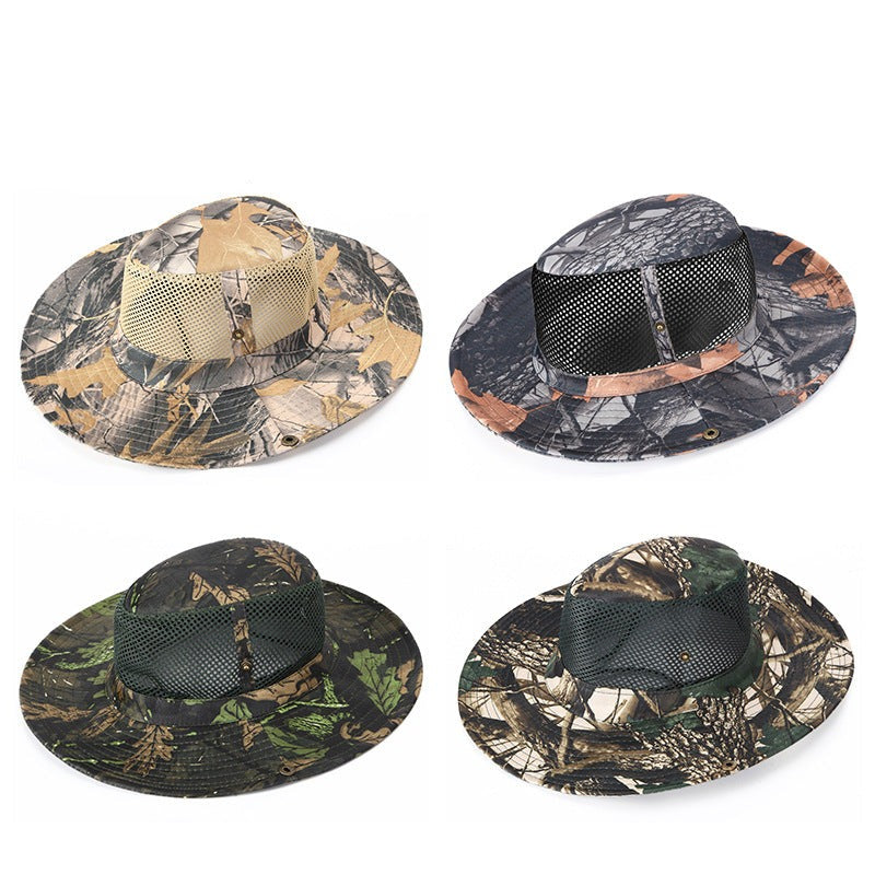 Summer outdoor hiking camouflage cap