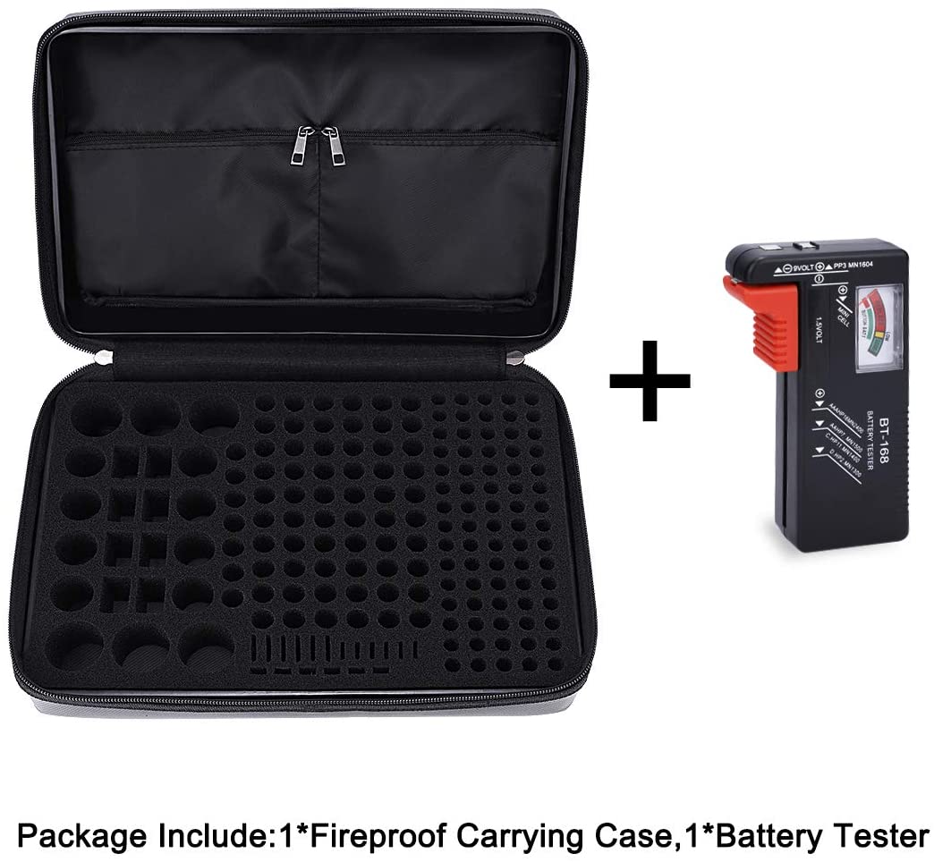 Fireproof Battery Organizer Storage Box