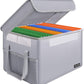 DocSafe File Box Fireproof File Storage Organizer Box with Lid