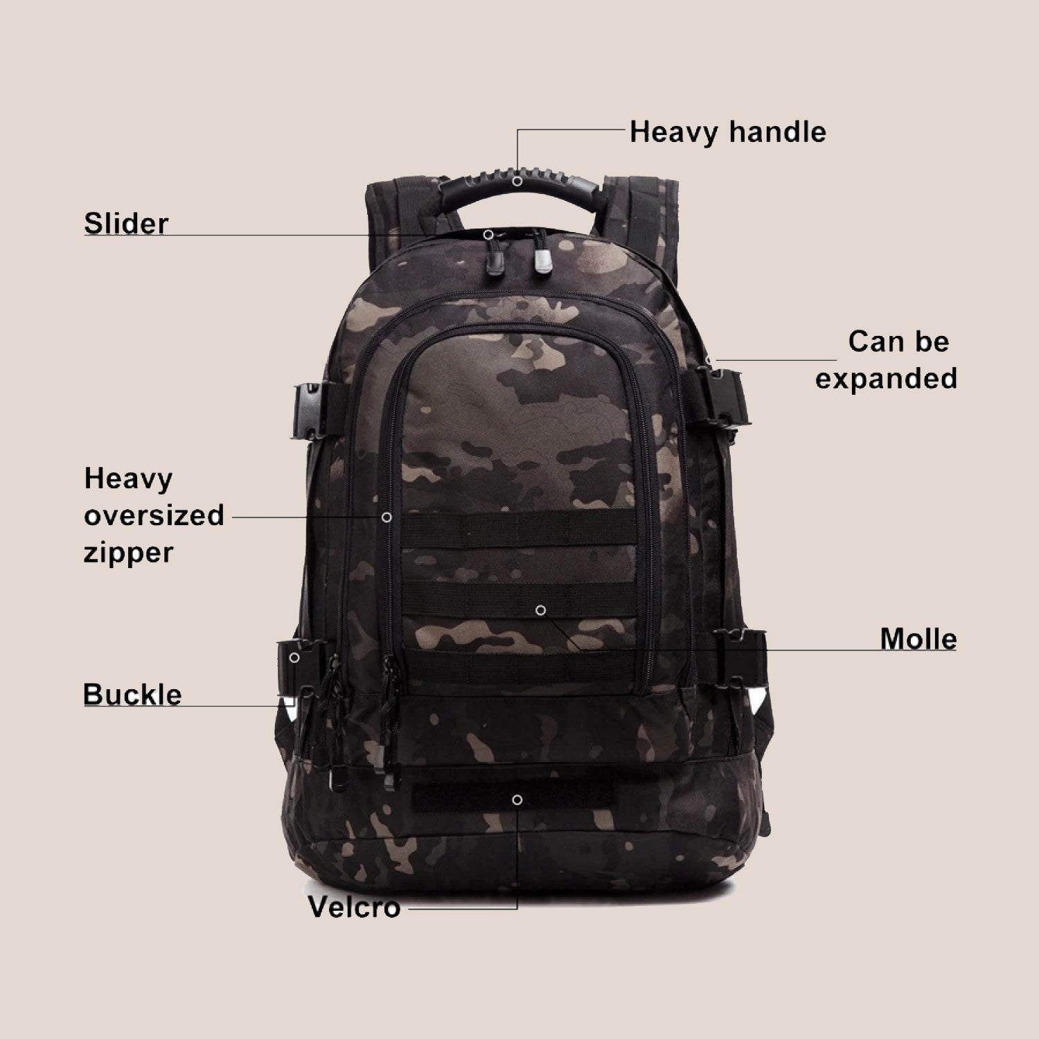 40 liter military tactical backpack JOOFIRE