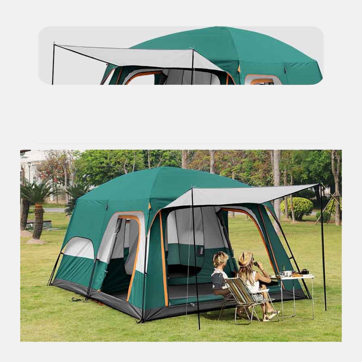 8-12 people family outdoor luxury camping tent JOOFIRE