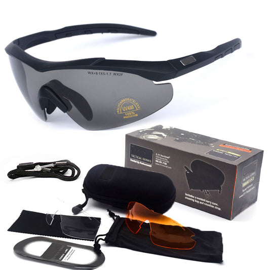 Tactical protective glasses for military fans