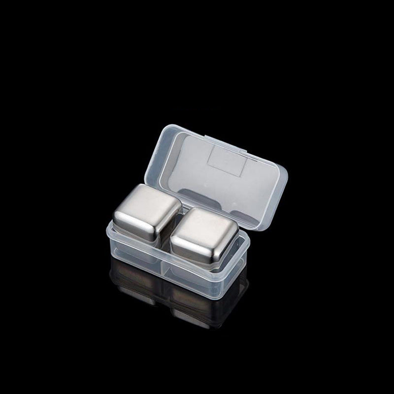 Stainless steel metal quick-frozen ice cubes