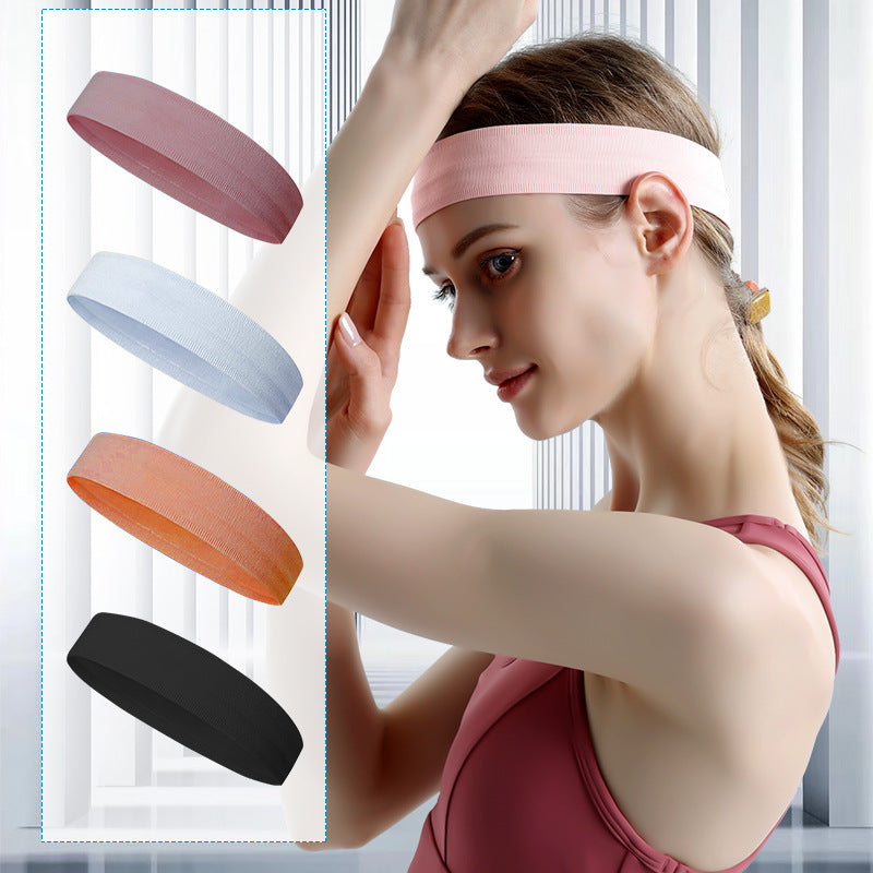 Sports sweat absorption anti-slip quick dry hair band