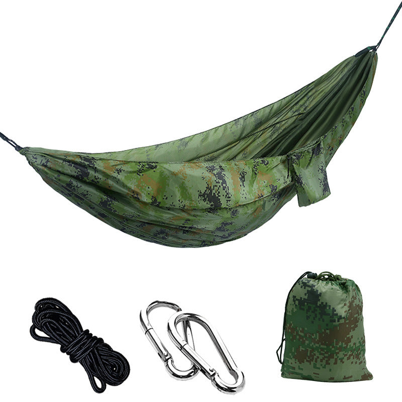 Outdoor camping nylon hammock