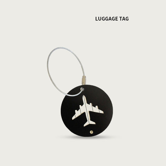 Travel luggage plane shape boarding pass