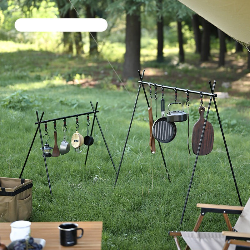 Outdoor camping portable storage hook rack