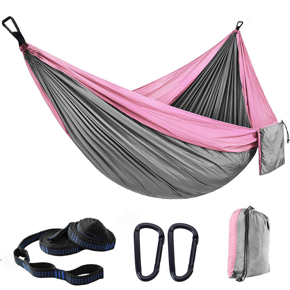 Outdoor camping nylon hammock