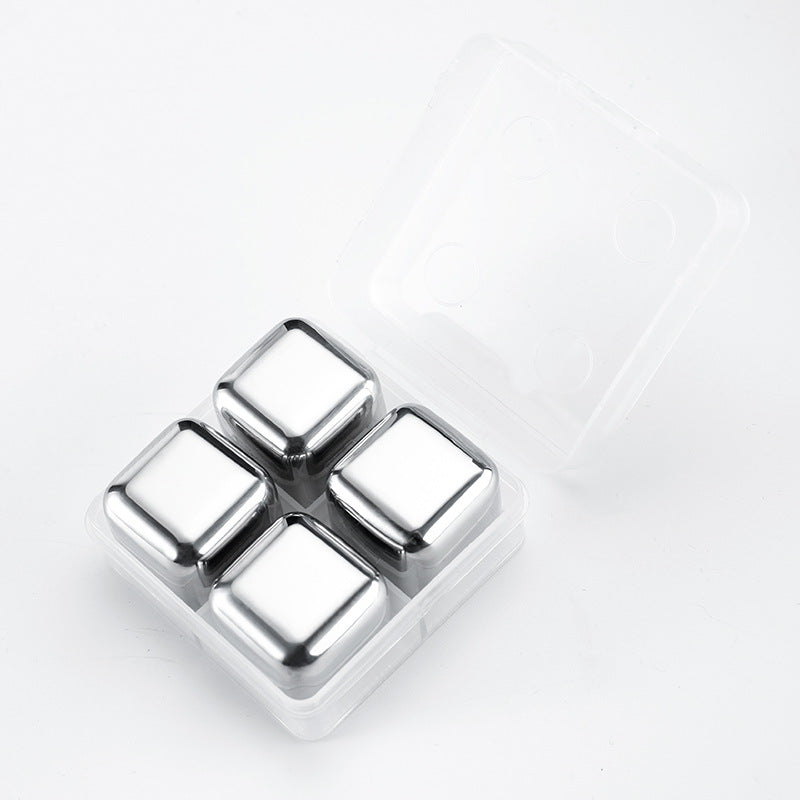 Stainless steel metal quick-frozen ice cubes