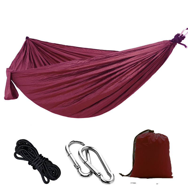 Outdoor camping nylon hammock